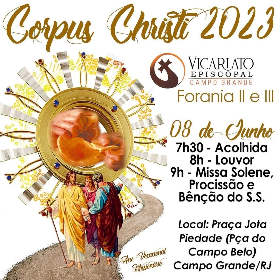 Celebração de Corpus Christi nas II e III foranias do Vicariato Campo