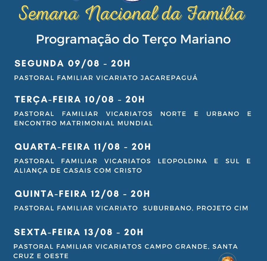 SEMANA DA FAMÍLIA